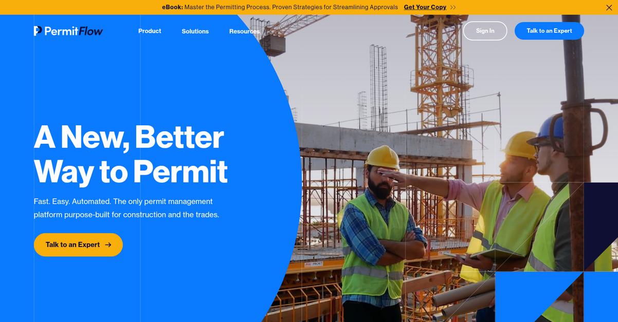 Permit Flow Homepage