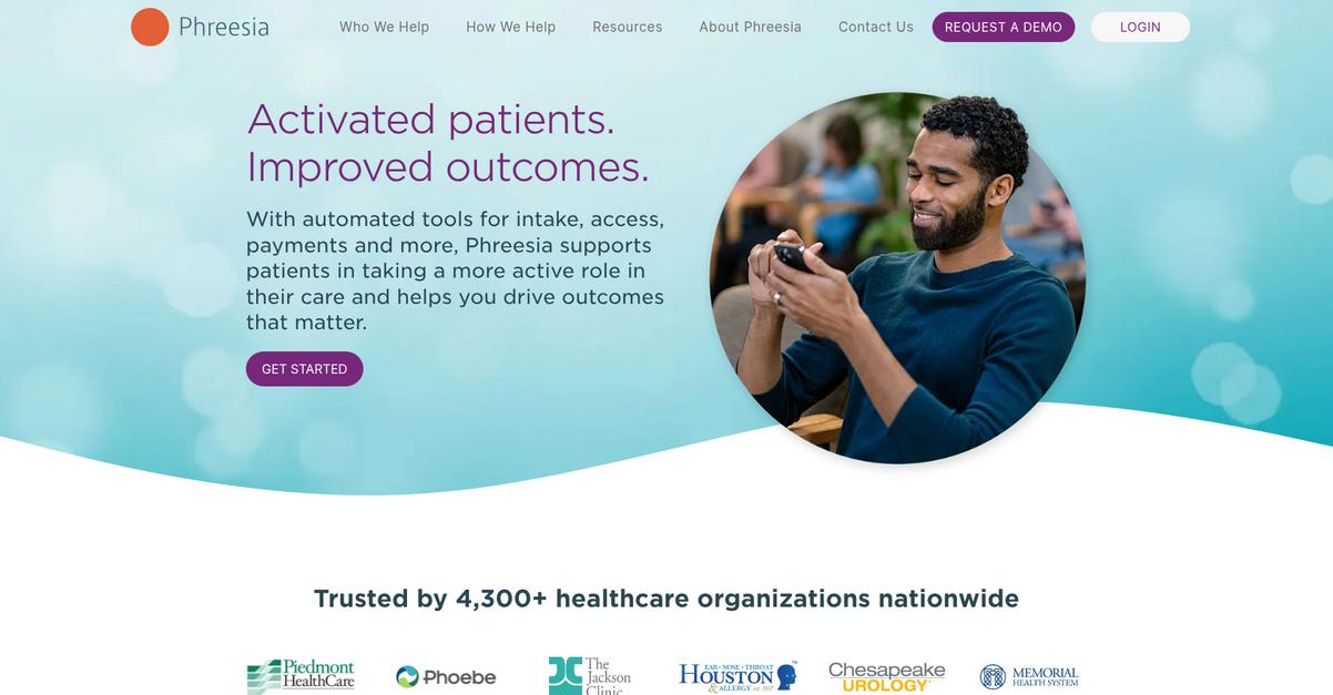 Phreesia Homepage