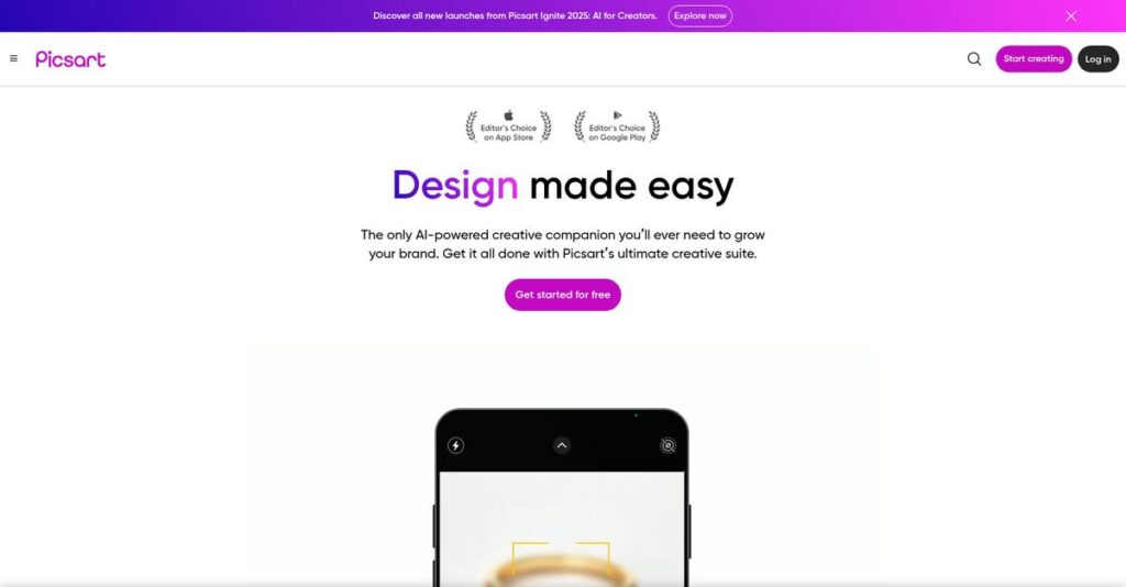 Picsart Homepage