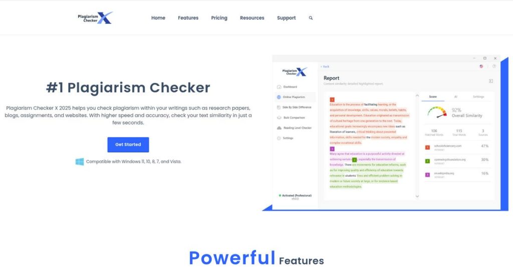 Plagiarism Checker X Homepage