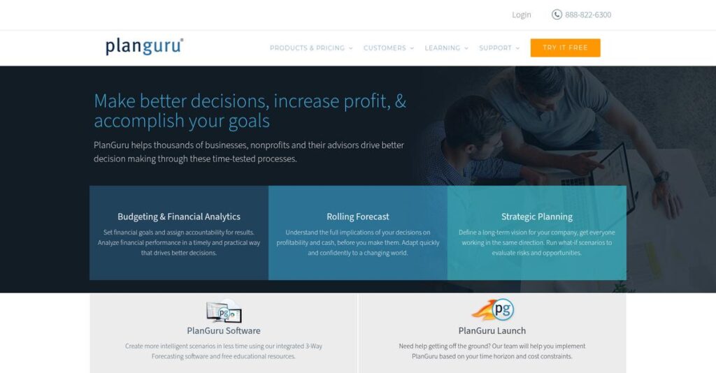 PlanGuru Homepage