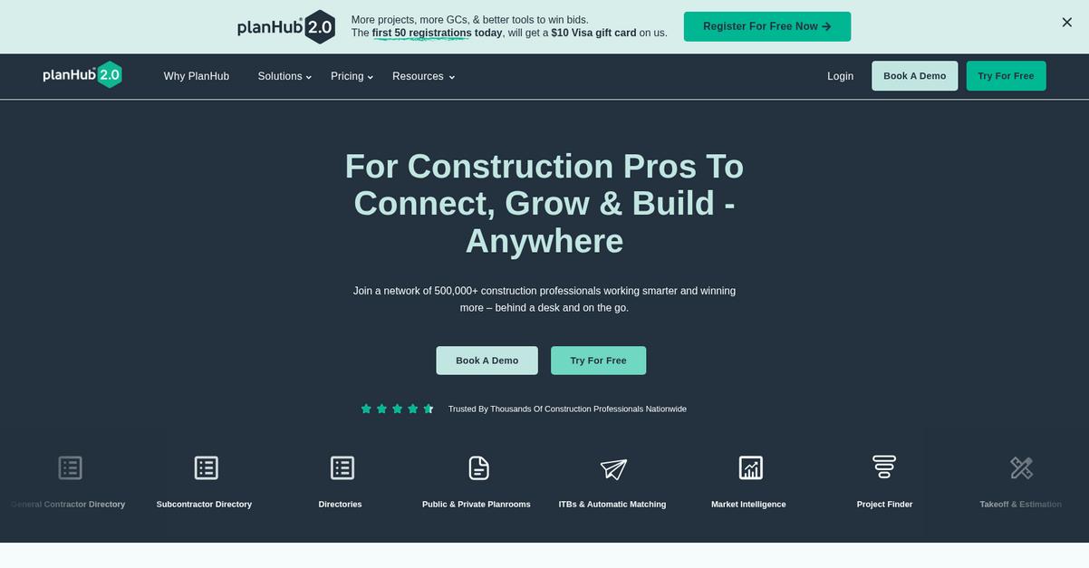 Plan Hub Homepage