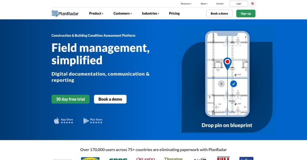 PlanRadar Homepage