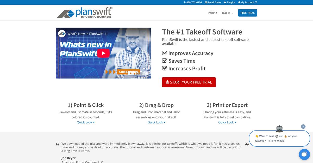 Plan Swift Homepage