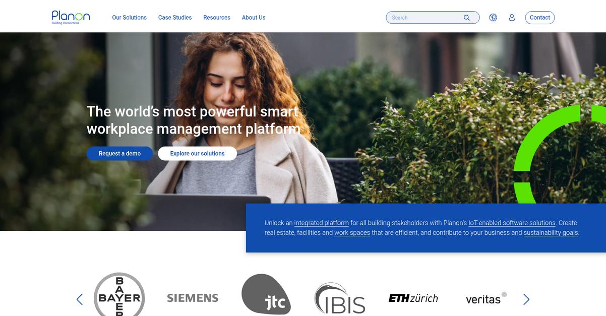 Planon Homepage