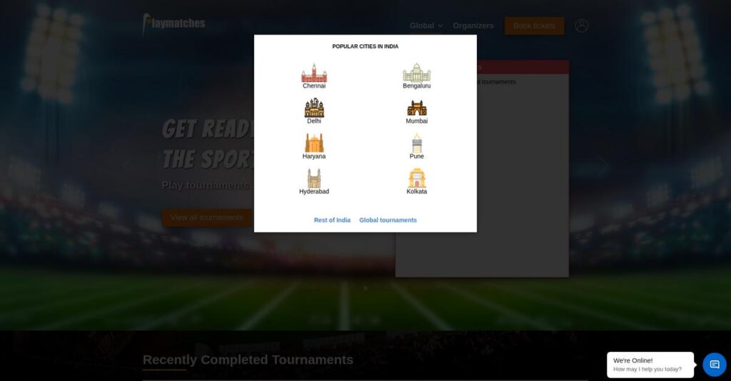 Playmatches Homepage