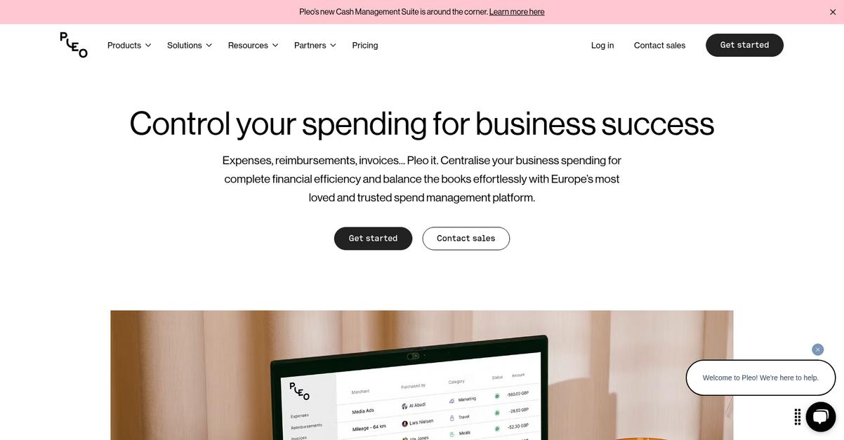 Pleo Homepage