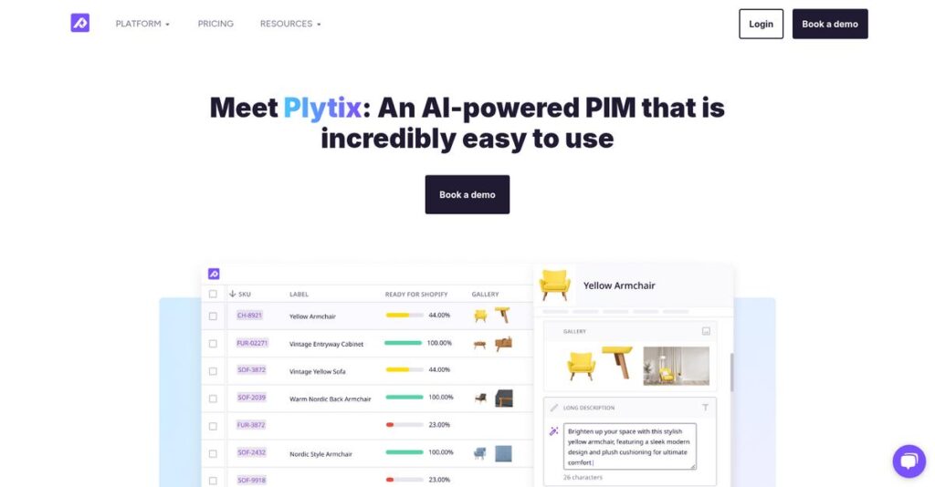 Plytix Homepage