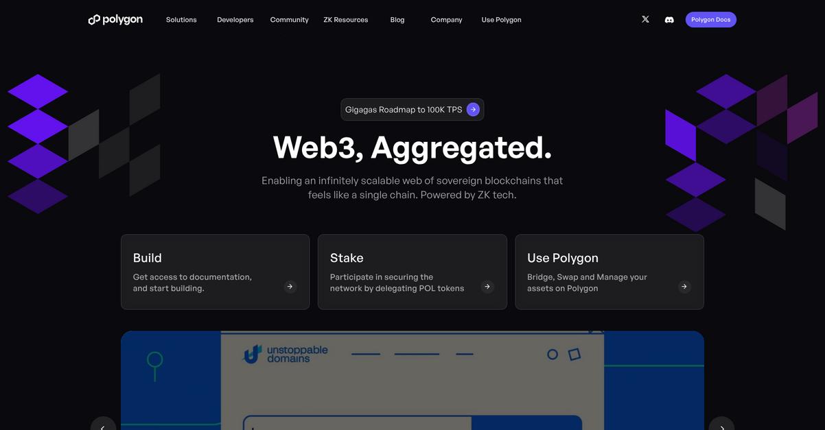 Polygon Homepage