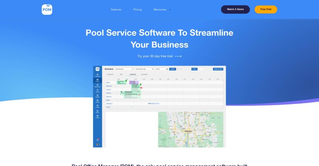 Pool Office Manager Homepage