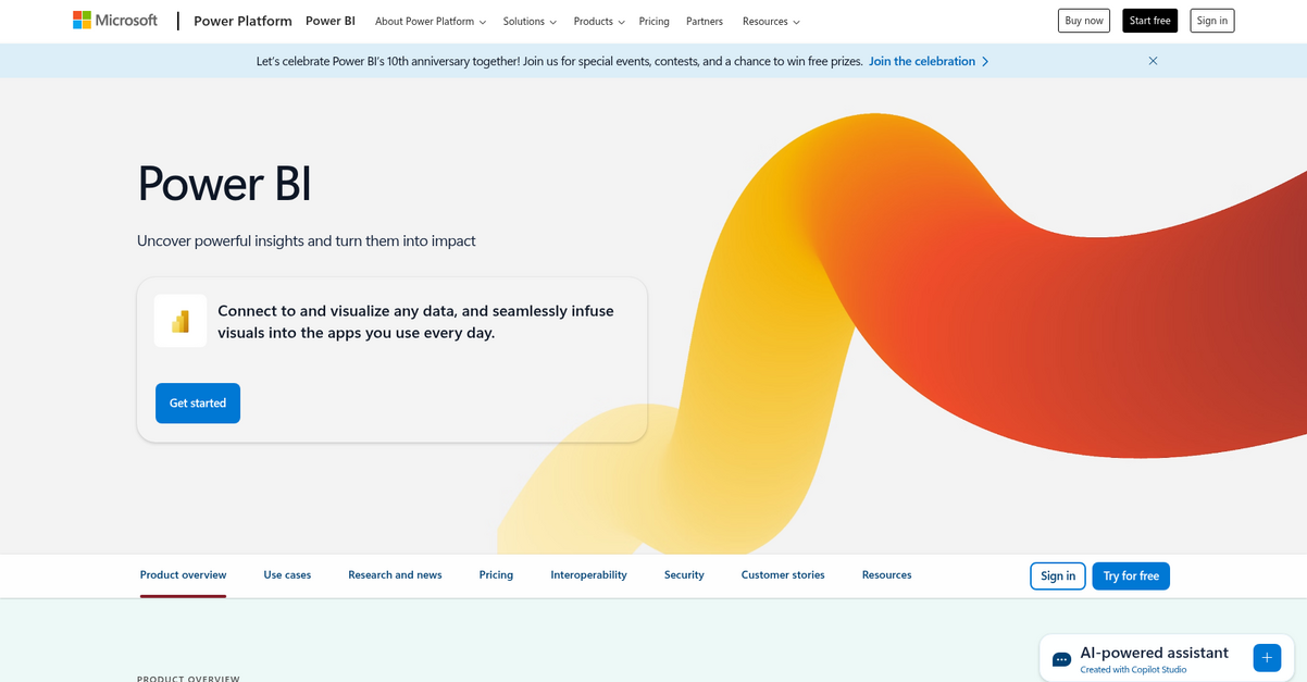 Power Bi Homepage