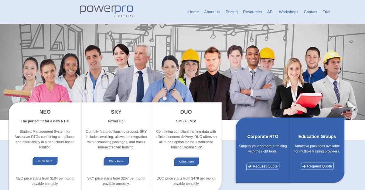 Power Pro Rto Homepage