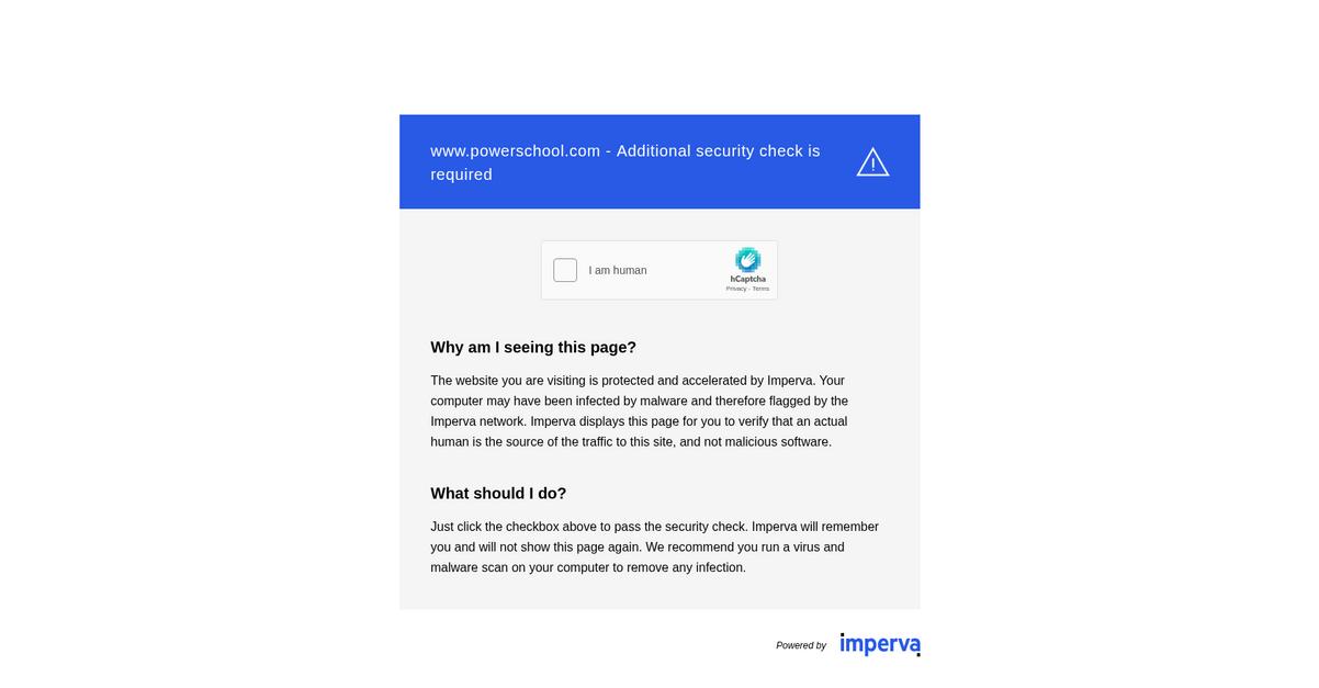 Power School Homepage
