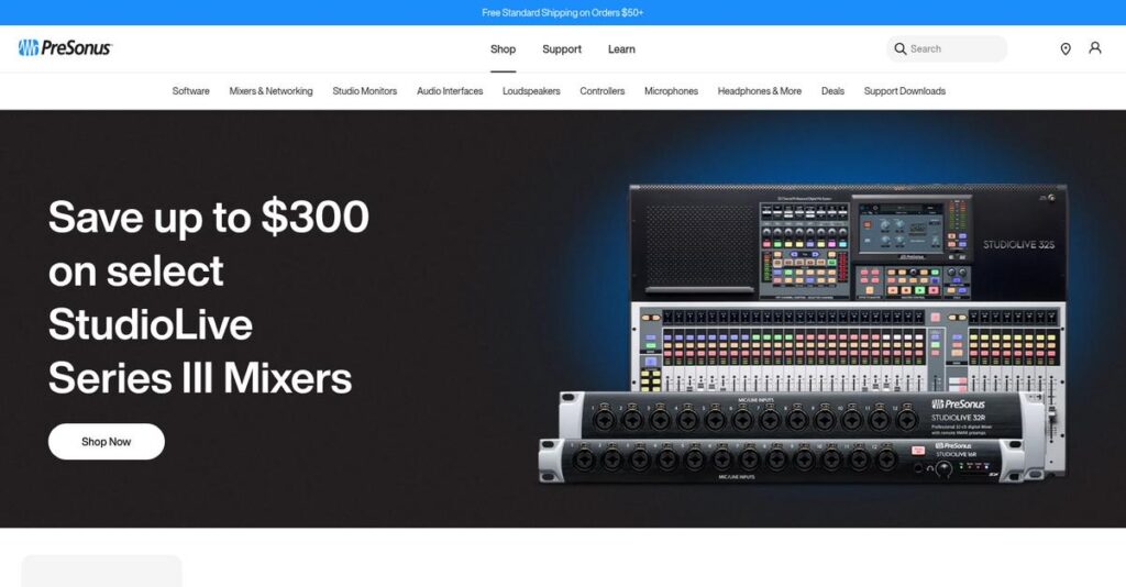 PreSonus Homepage