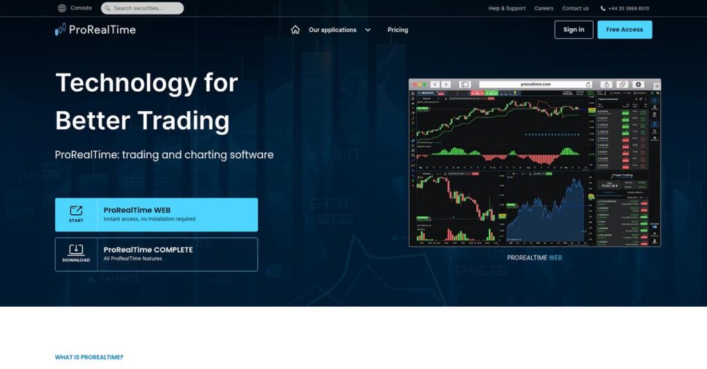 ProRealTime Homepage