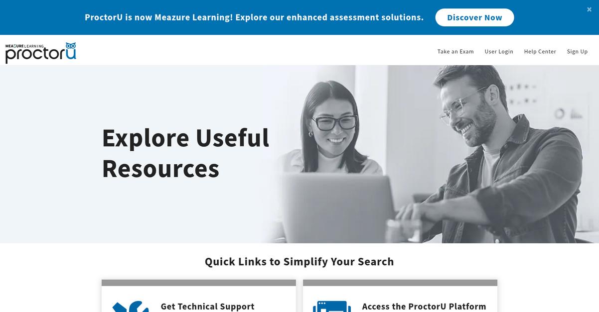 Proctor U Homepage