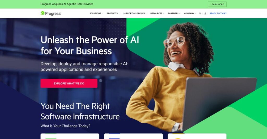 Progress Software Homepage