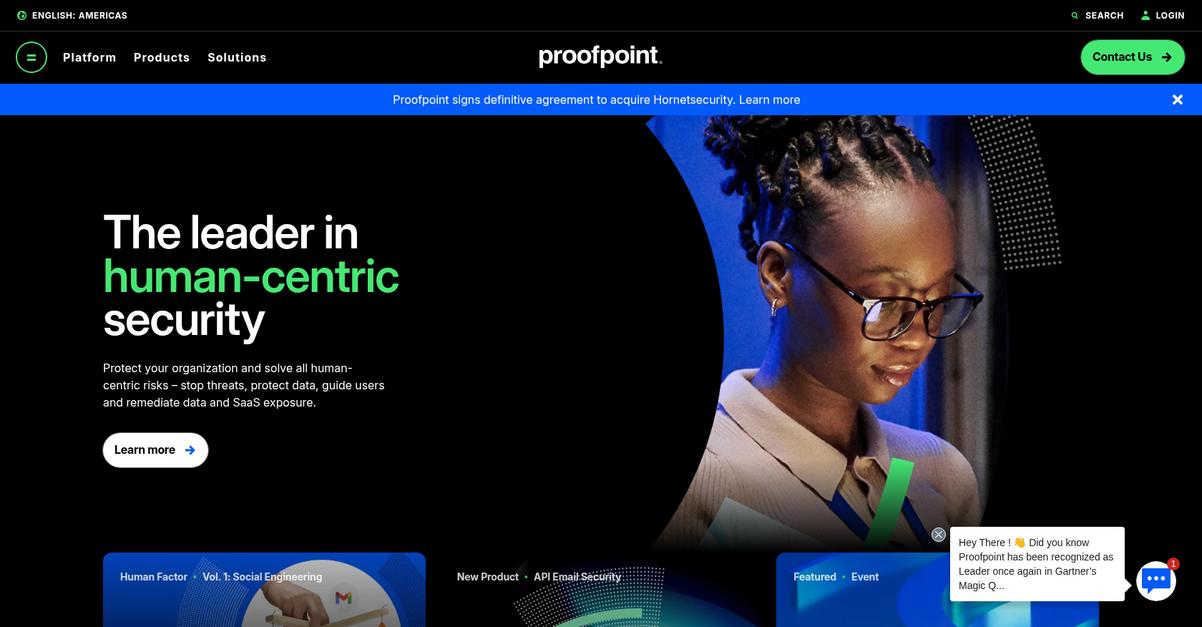 Proofpoint Homepage
