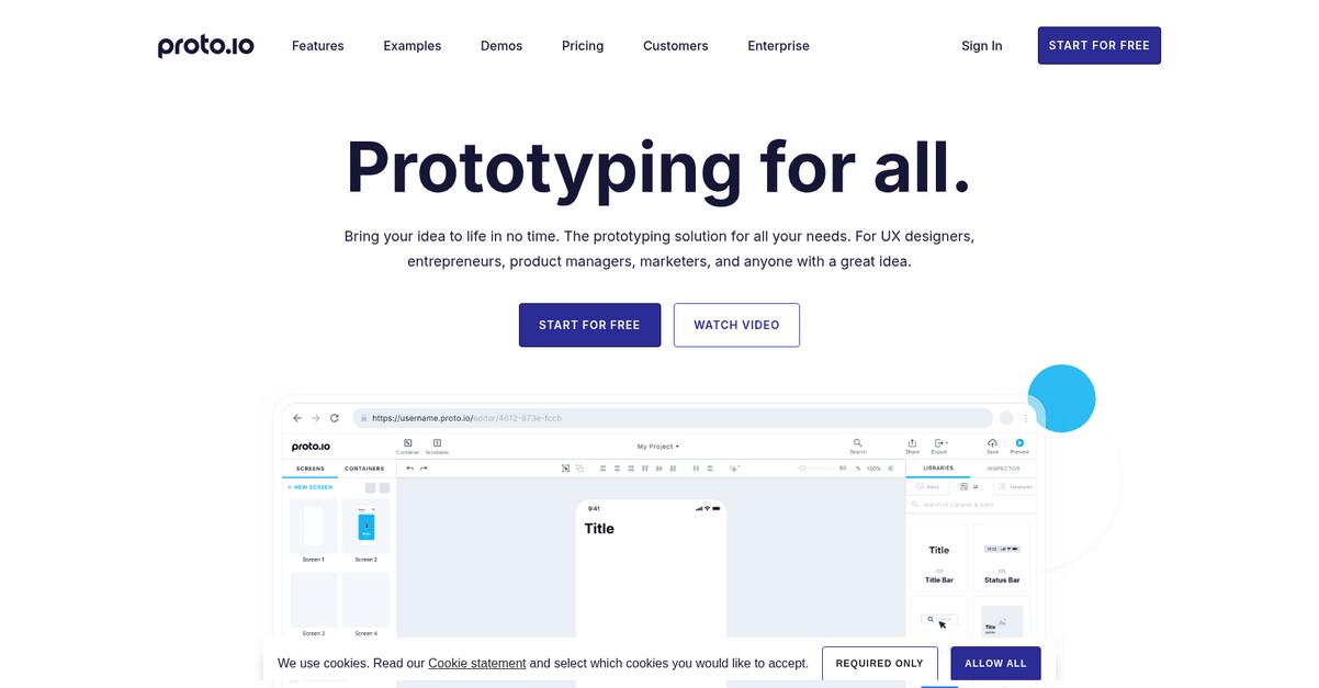 Proto.Io Homepage