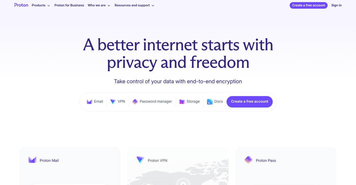 Proton Homepage