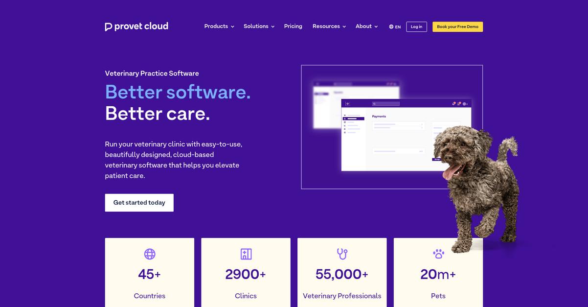 Provet Cloud Homepage