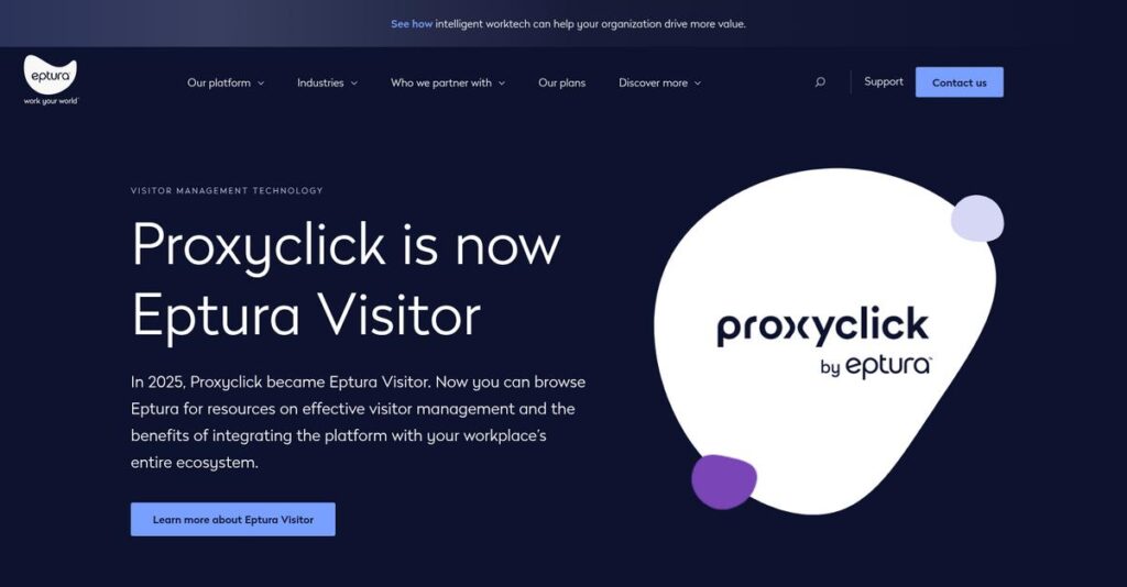 Proxyclick Homepage