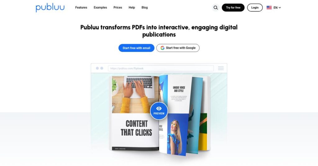 Publuu Homepage