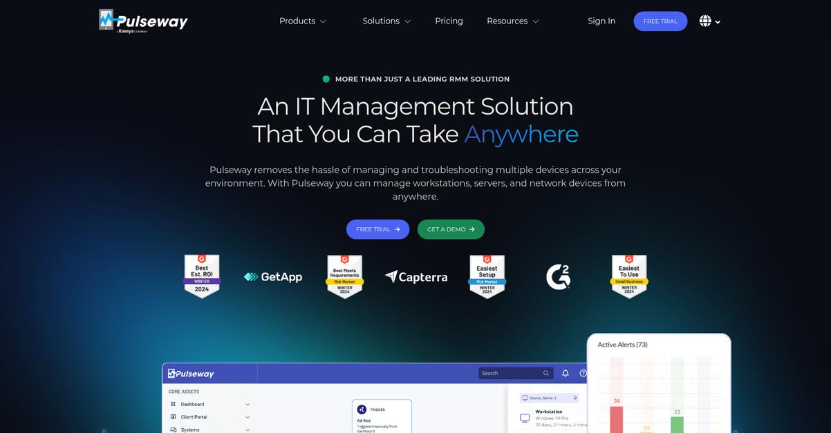 Pulseway Homepage