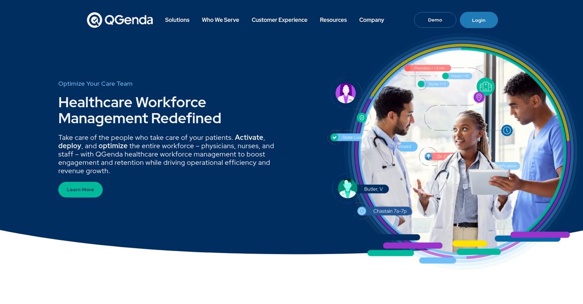 Qgenda Homepage