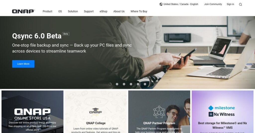QNAP Homepage