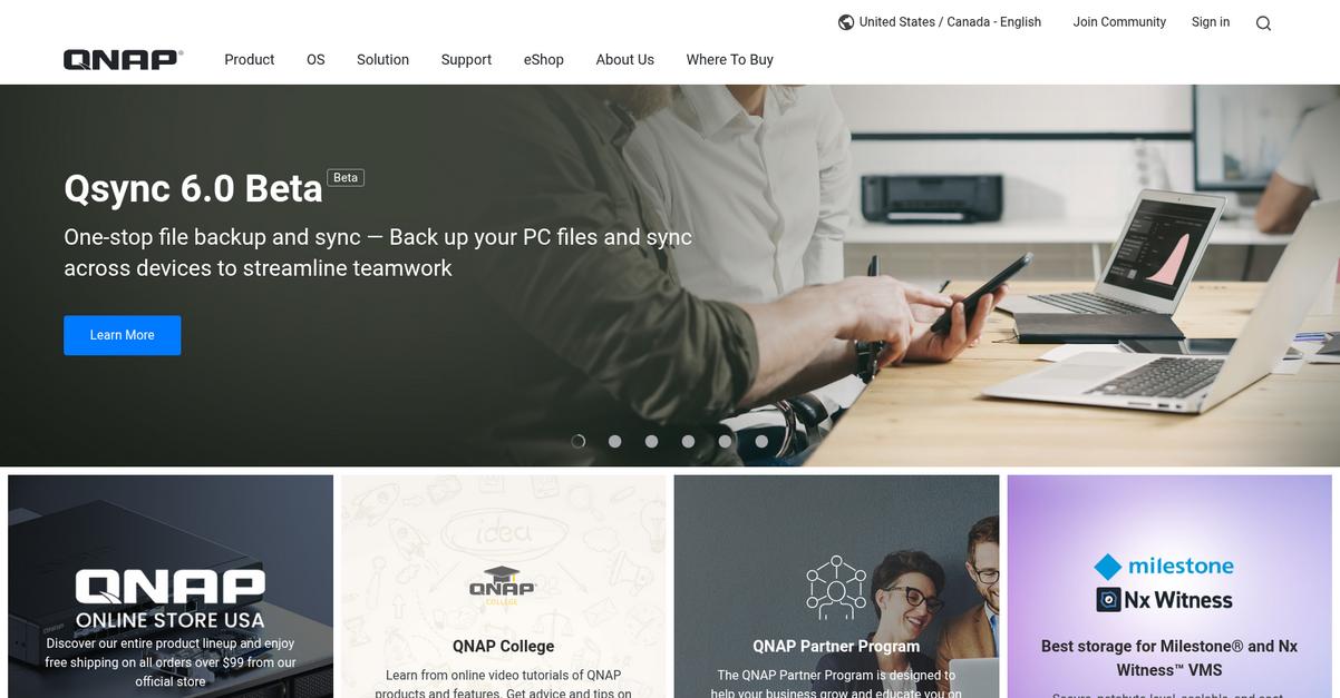 Qnap Homepage