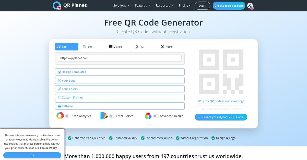 Qr Planet Homepage