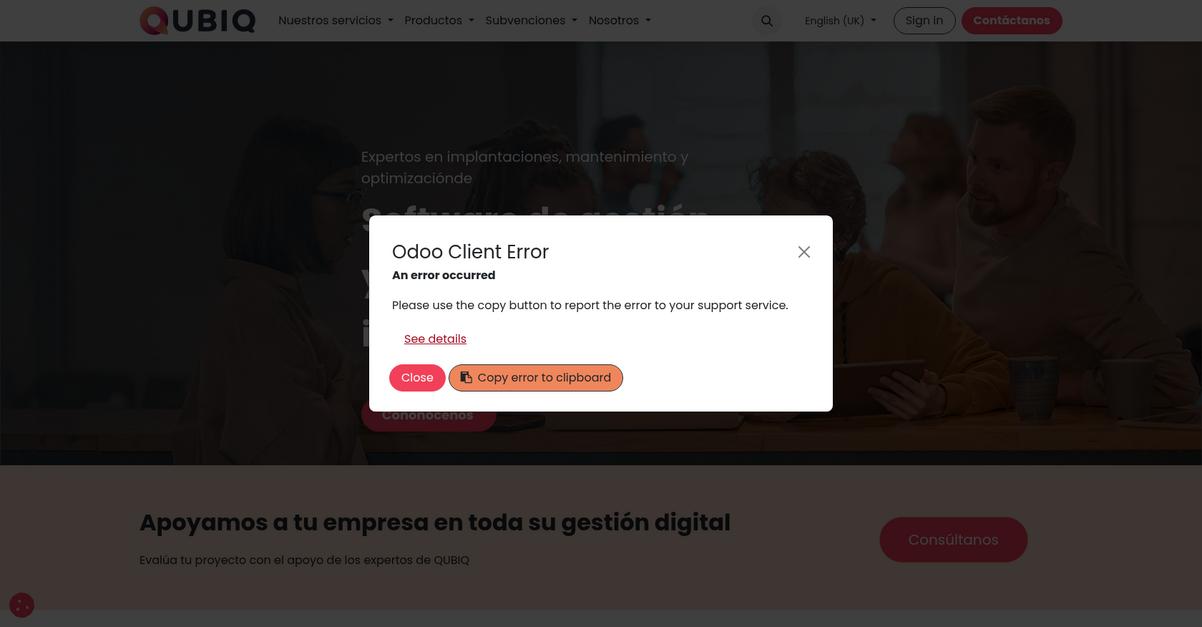 Qubiq Homepage