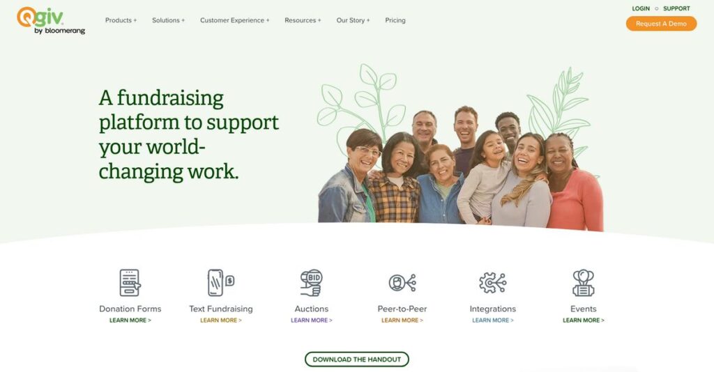 Qgiv Homepage