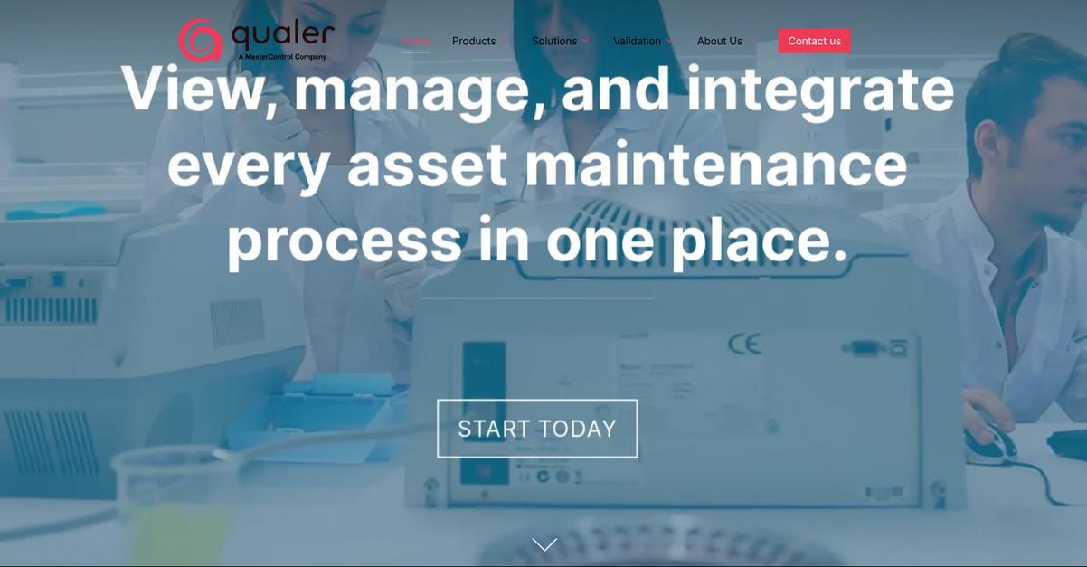 Qualer Homepage