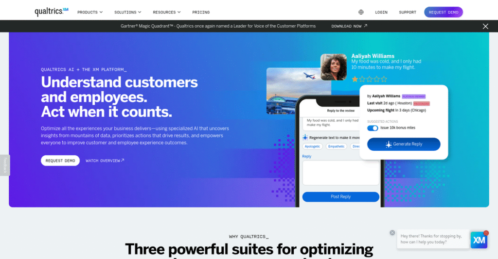 Qualtrics Homepage