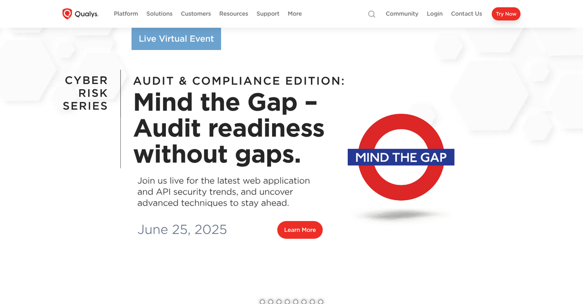 Qualys Homepage