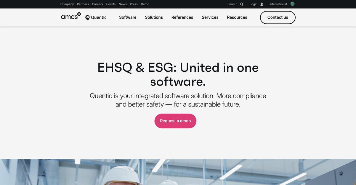 Quentic Homepage