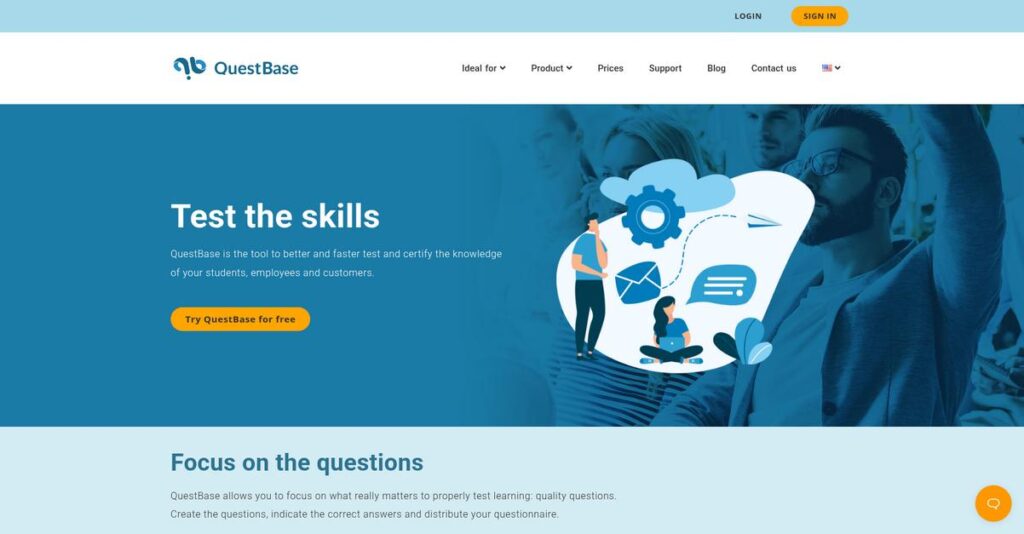 QuestBase Homepage