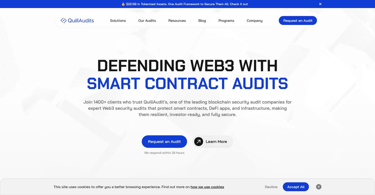 Quill Audits Homepage
