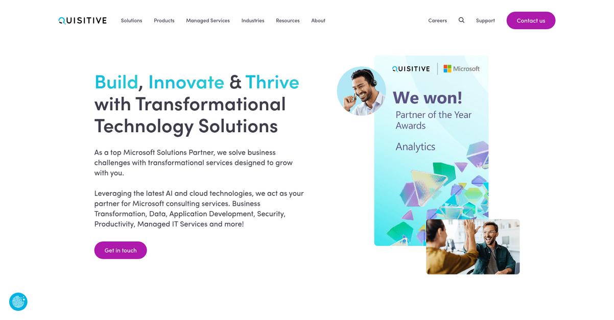 Quisitive Homepage
