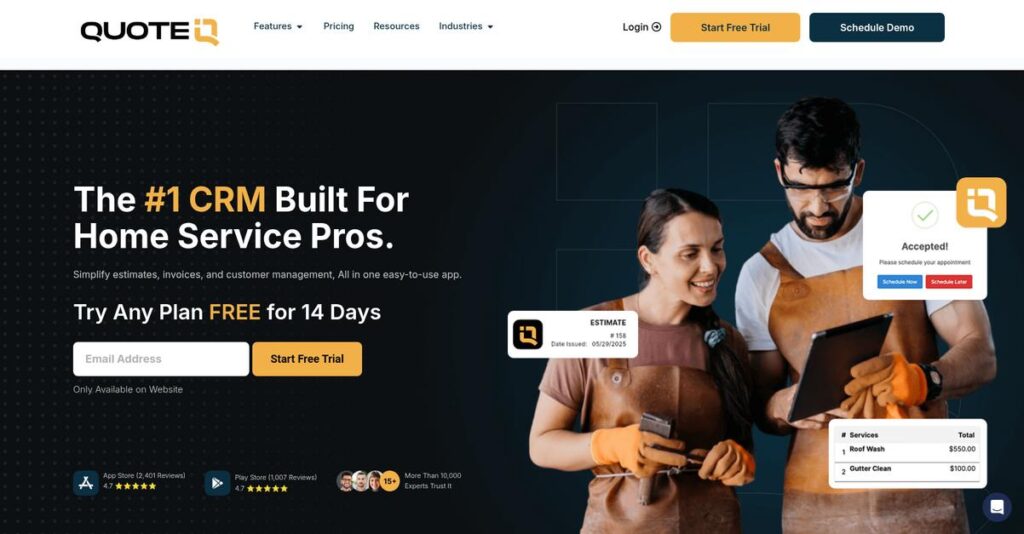 QuoteIQ Homepage