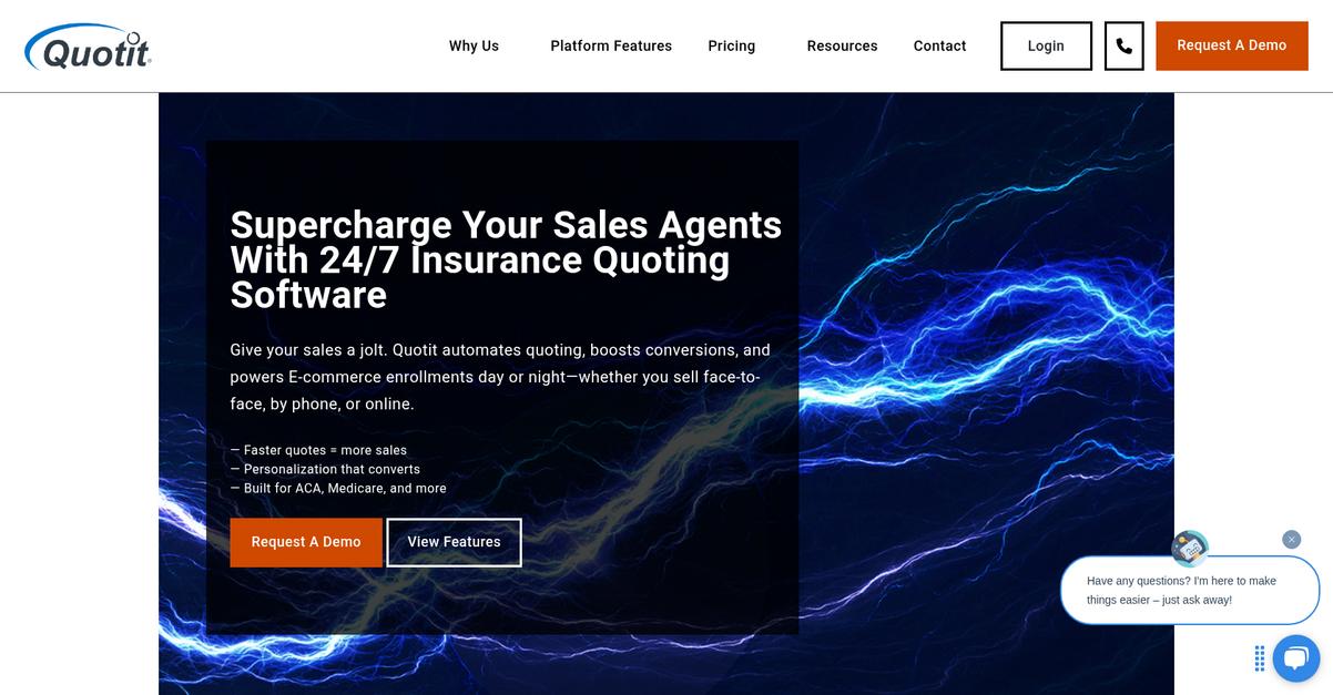 Quotit Homepage