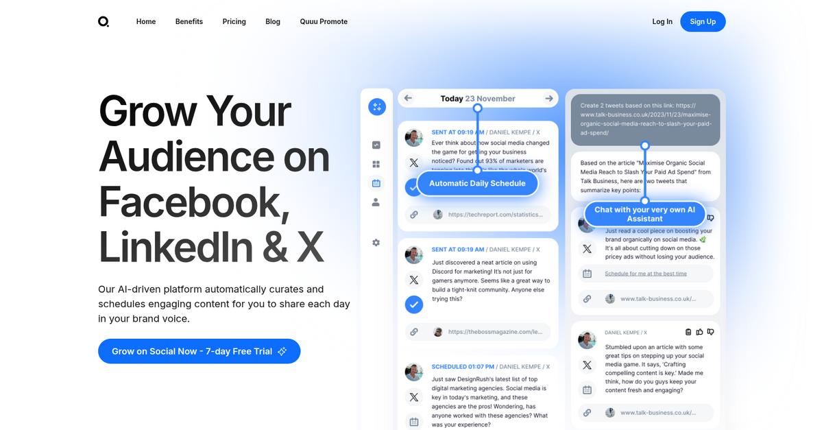 Quuu Homepage
