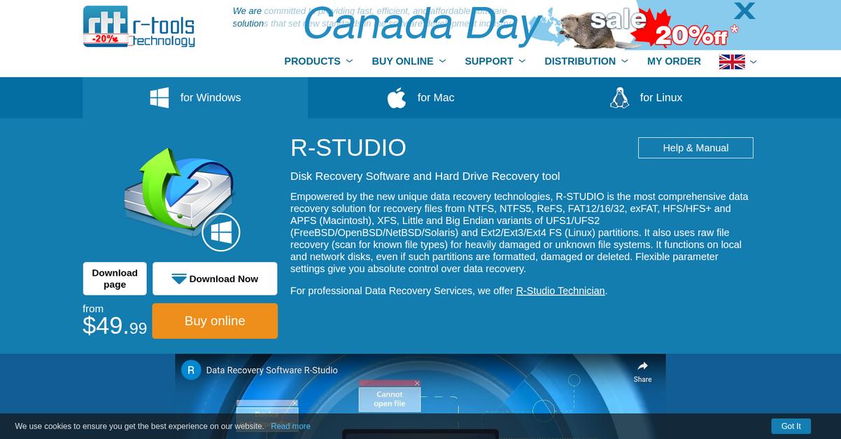 R Studio Homepage
