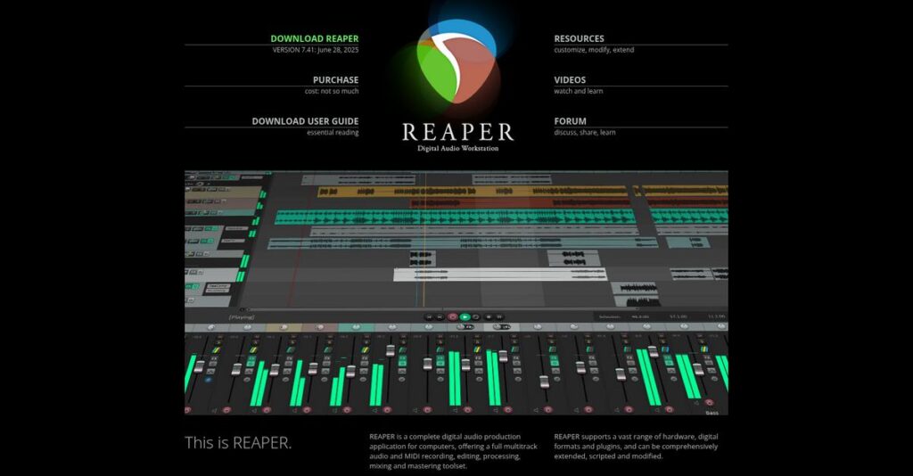 REAPER Homepage