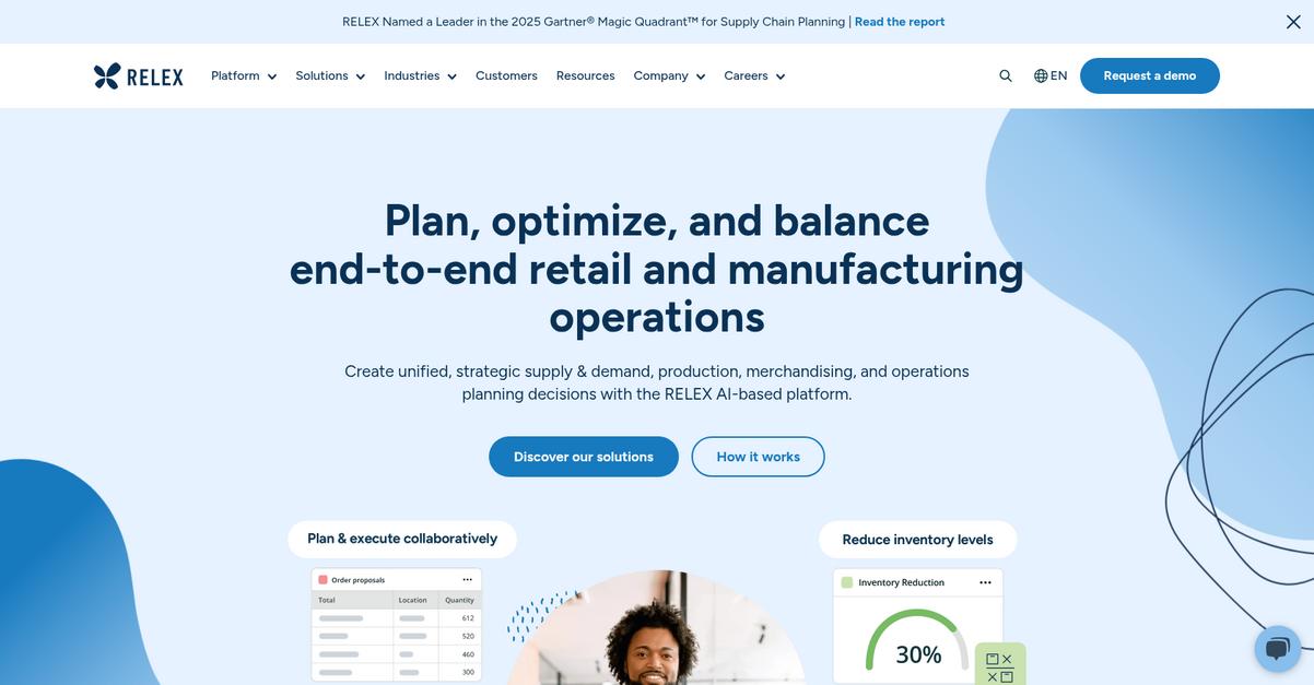 Relex Solutions Homepage