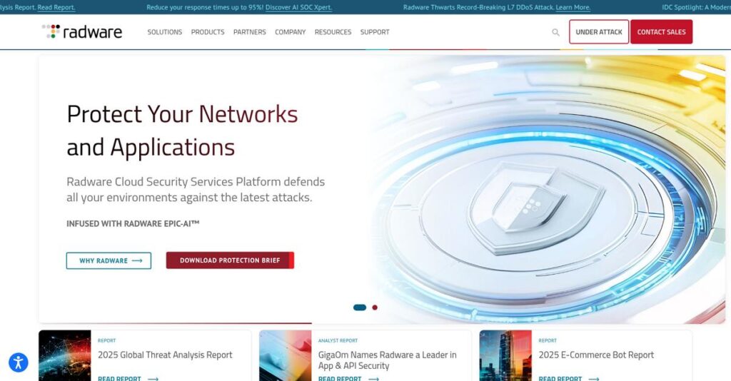 Radware Homepage