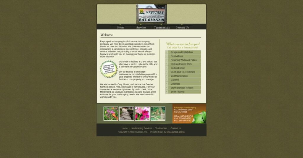 Rayscape Homepage