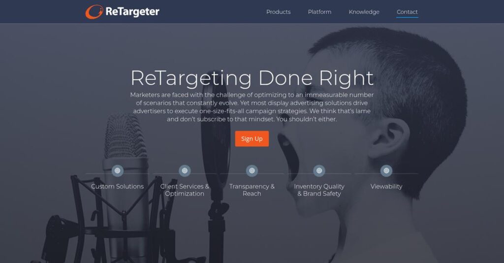 ReTargeter Homepage